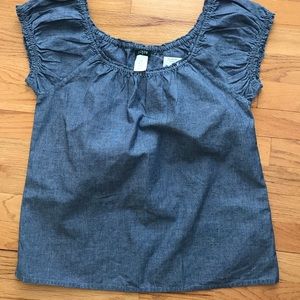 Jcrew denim top. NWT